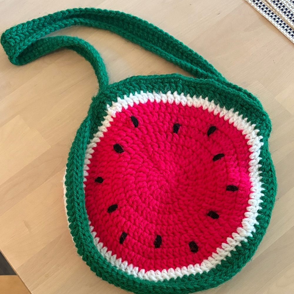 Watermelon Crochet Bag